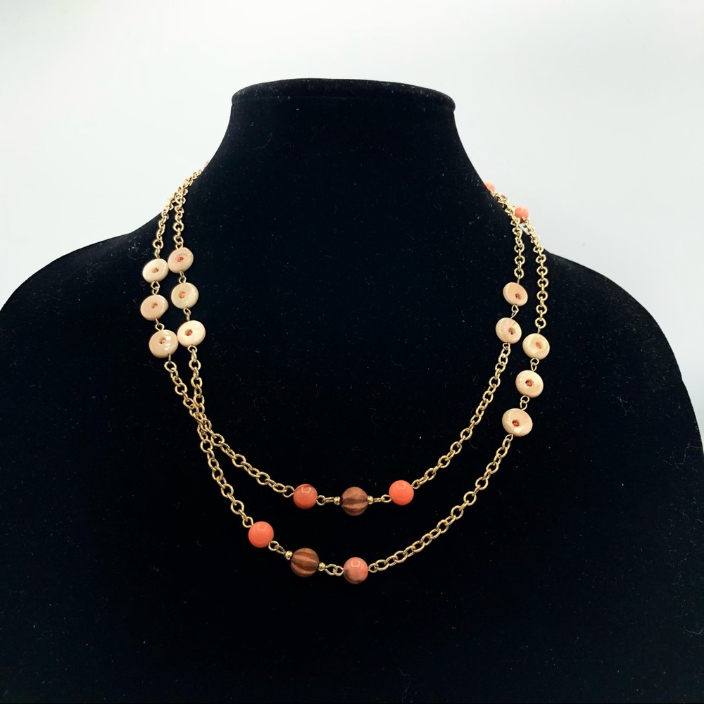 Mother of pearl beaded necklace